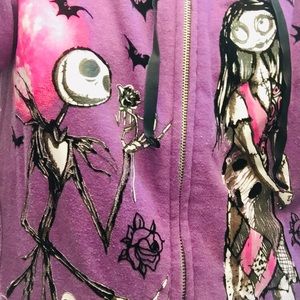 Nightmare Before Christmas Purple Sweatshirt